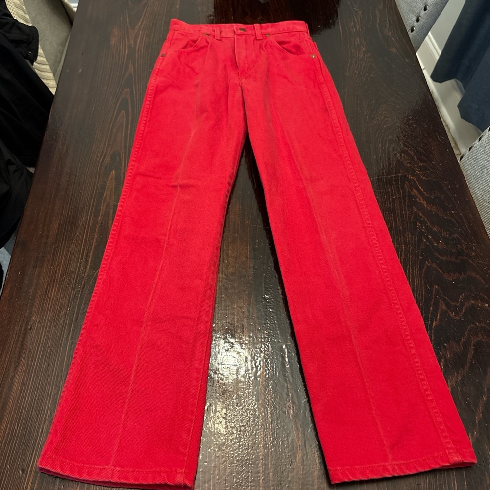 Wrangler vintage  girls  Jeans in Vibrant Red
